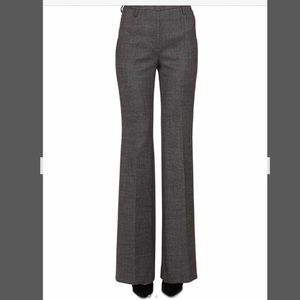 AKRIS Wool Tweed Boot-Cut Pants size 6